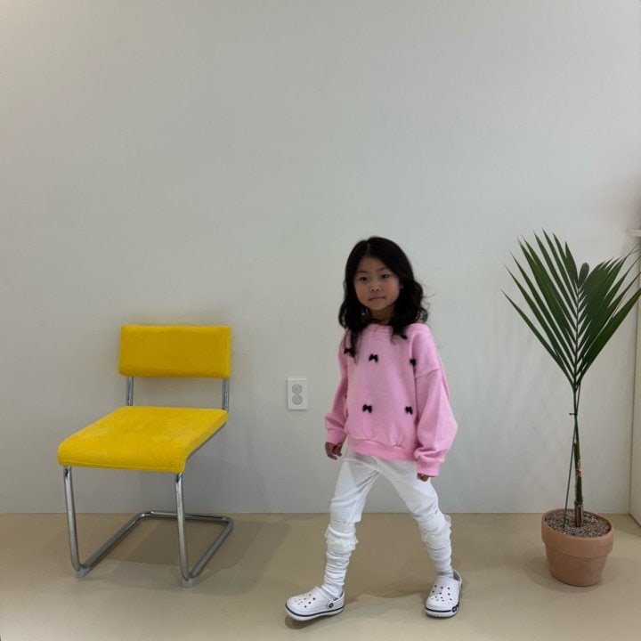 Bobo j - Korean Children Fashion - #kidsstore - Ribbon Cockcock Sweatshirts