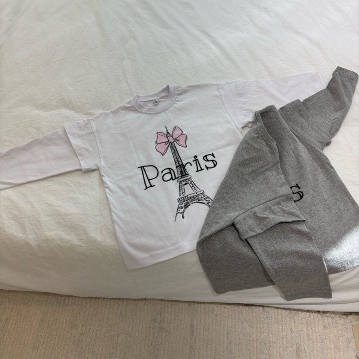 Bobo j - Korean Women Fashion - #momslook - Paris Long Tee (with Mom) - 2