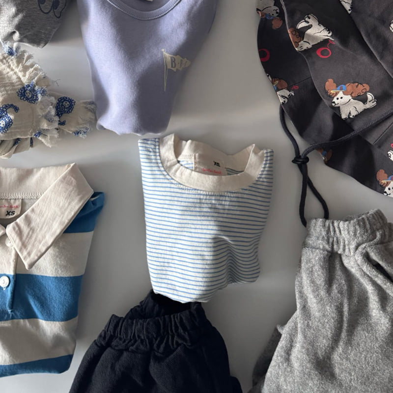 Bon Bon Butik - Korean Children Fashion - #kidsstore - Small Stripe Tee - 12