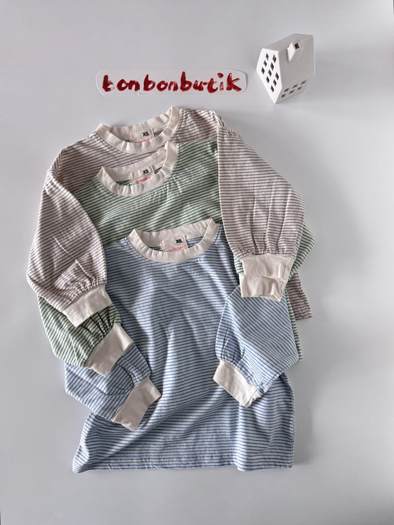 Bon Bon Butik - Korean Children Fashion - #littlefashionista - Small Stripe Tee