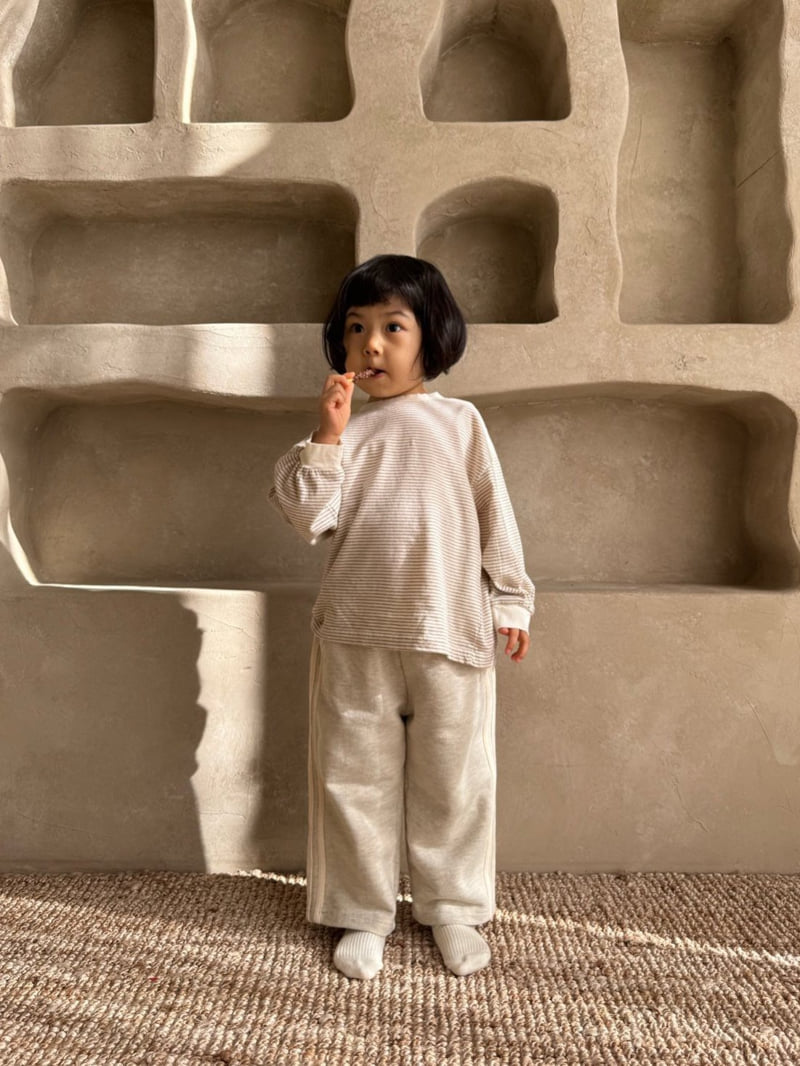 Bon Bon Butik - Korean Children Fashion - #minifashionista - Small Stripe Tee - 3