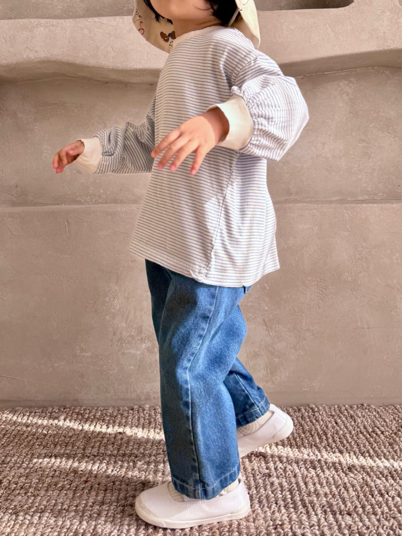 Bon Bon Butik - Korean Children Fashion - #minifashionista - Small Stripe Tee - 4