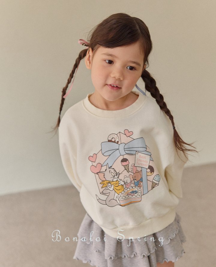 Bonaloi - Korean Children Fashion - #childofig - Best Friend Sweatshirts - 9