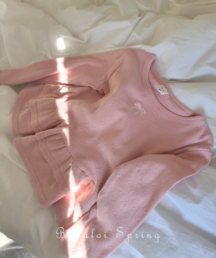 Bonaloi - Korean Children Fashion - #childofig - Lovely Fril Tee - 4
