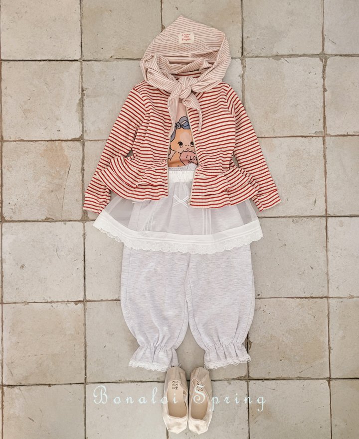 Bonaloi - Korean Children Fashion - #childofig - Stripe Rib Jumper - 3