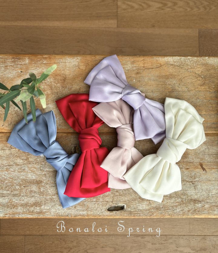 Bonaloi - Korean Children Fashion - #childrensboutique - Satin Ribbon Pin