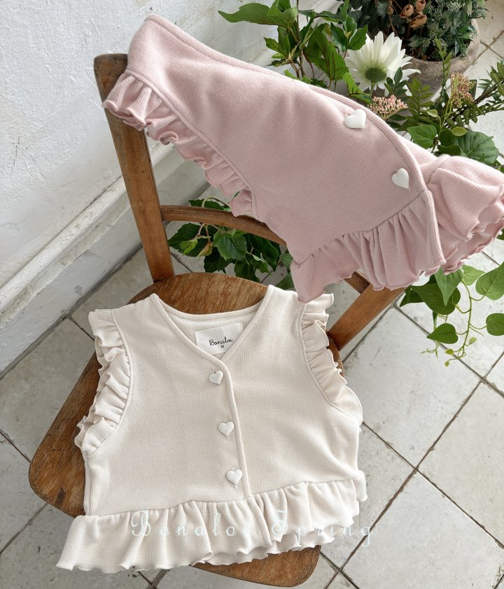 Bonaloi - Korean Children Fashion - #designkidswear - BB Frill Vest