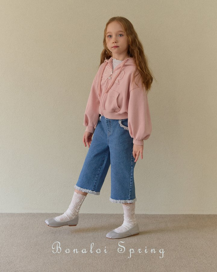 Bonaloi - Korean Children Fashion - #designkidswear - Ray Bermuda Denim Pants - 7