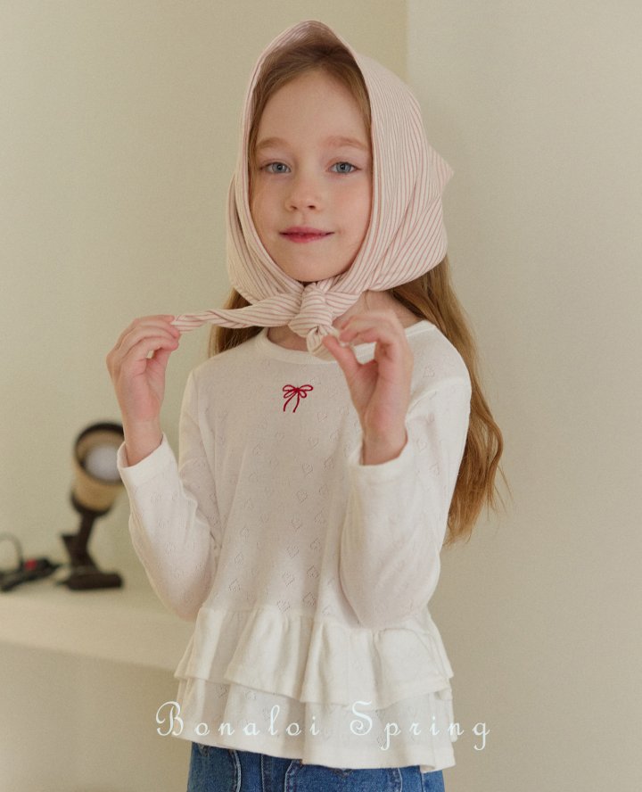 Bonaloi - Korean Children Fashion - #designkidswear - Spring Triangle Scarf - 3