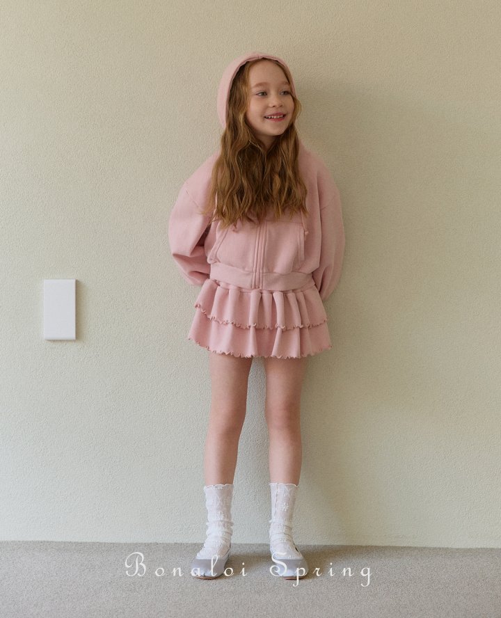Bonaloi - Korean Children Fashion - #discoveringself - Big Ribbon Hooded Jumper - 5