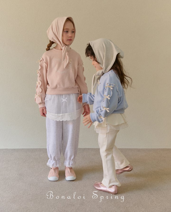 Bonaloi - Korean Children Fashion - #kidsshorts - Shirring Lace Pants - 10