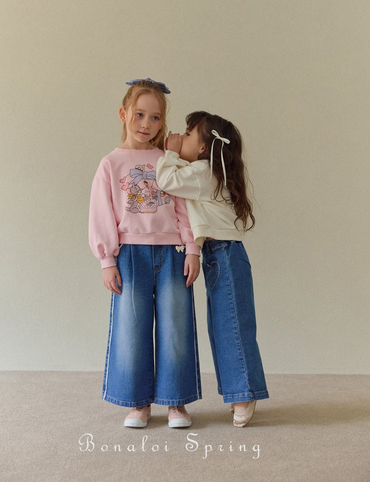 Bonaloi - Korean Children Fashion - #kidzfashiontrend - Best Friend Sweatshirts - 3