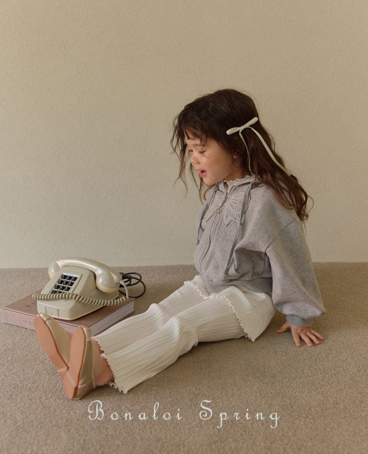 Bonaloi - Korean Children Fashion - #kidsstore - Salt Skirt Bootcut Pants - 4
