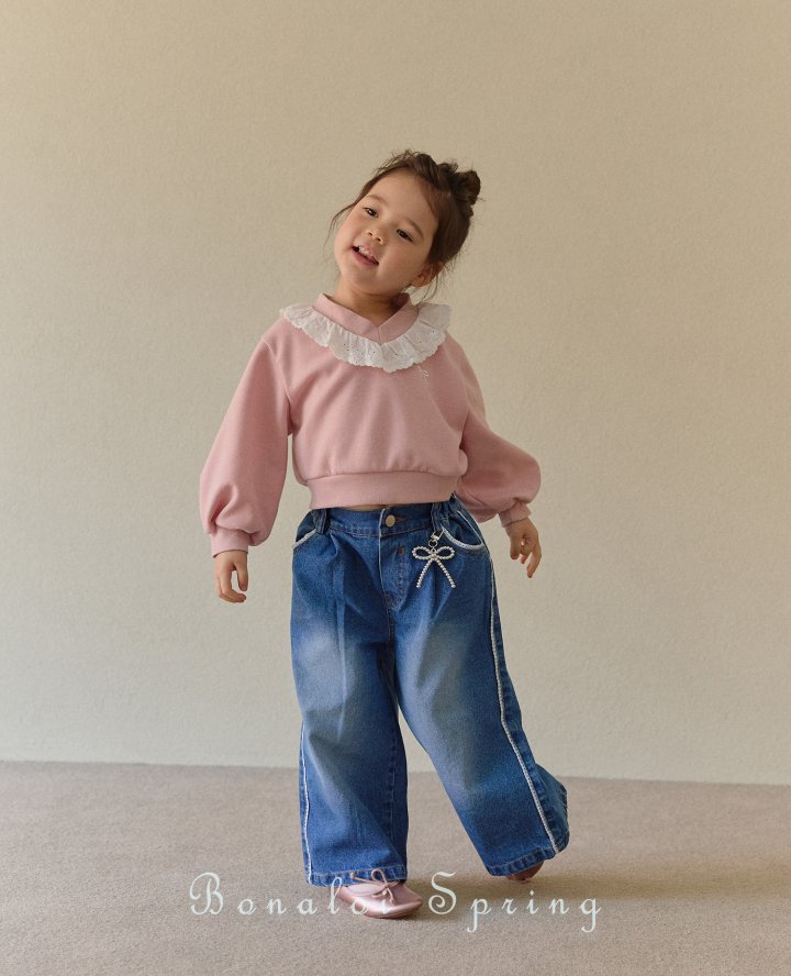 Bonaloi - Korean Children Fashion - #littlefashionista - Ribbon Ivory Key Ring - 8