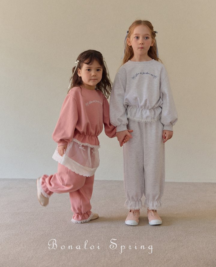 Bonaloi - Korean Children Fashion - #magicofchildhood - Volume Lace Sweatshirts - 7