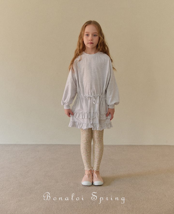 Bonaloi - Korean Children Fashion - #littlefashionista - Cancan Frill One-piece - 4