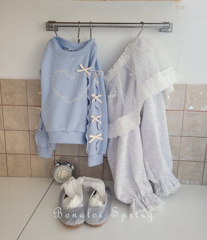 Bonaloi - Korean Children Fashion - #prettylittlegirls - Shirring Lace Pants