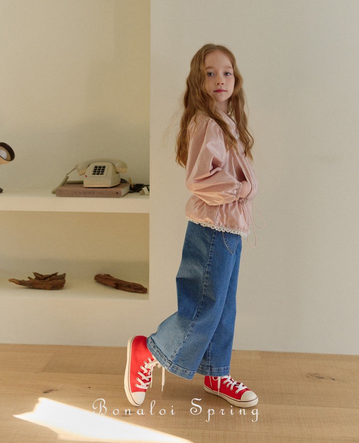 Bonaloi - Korean Children Fashion - #stylishchildhood - Pretty Glossy Jumper - 5