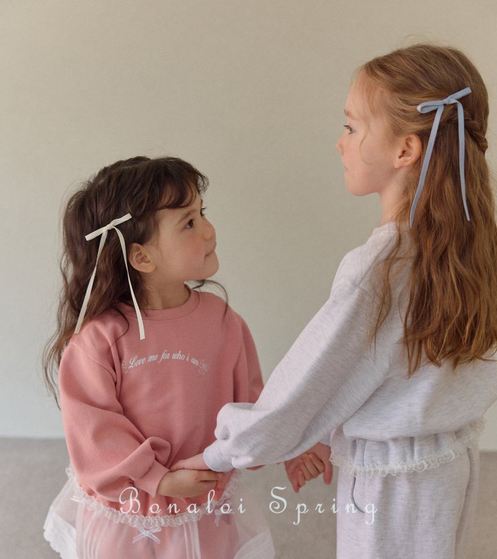 Bonaloi - Korean Children Fashion - #todddlerfashion - Long Cutie Ribbon Pin Set (set of 2) - 11