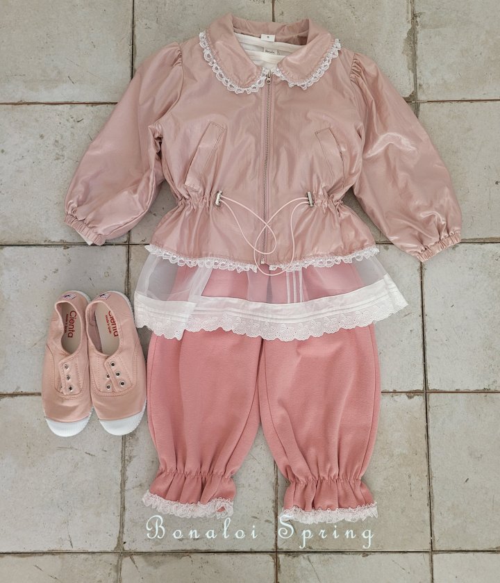 Bonaloi - Korean Children Fashion - #toddlerclothing - Shirring Lace Pants - 3