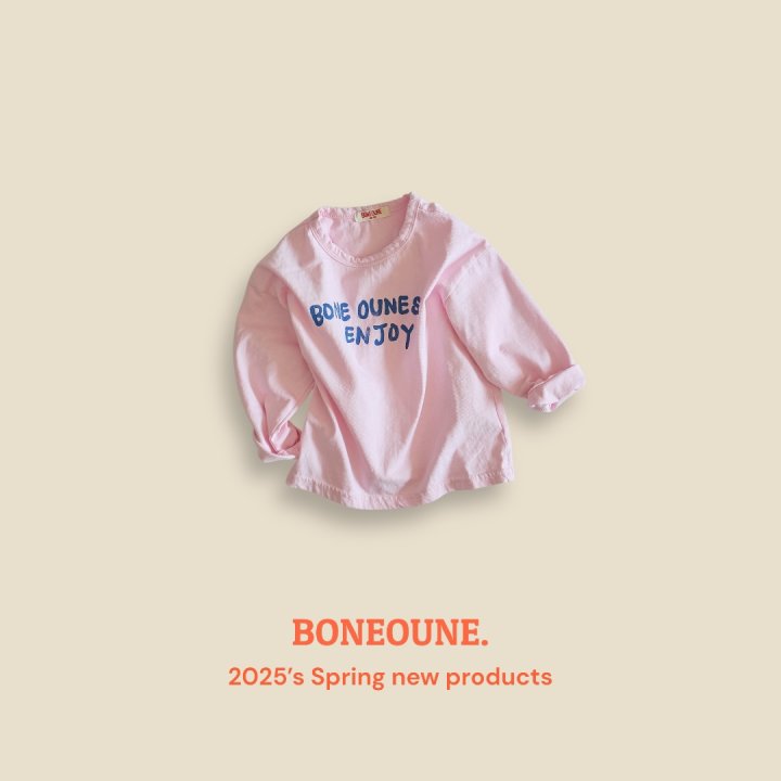 Boneoune - Korean Children Fashion - #Kfashion4kids - Enjoy Single Tee - 12