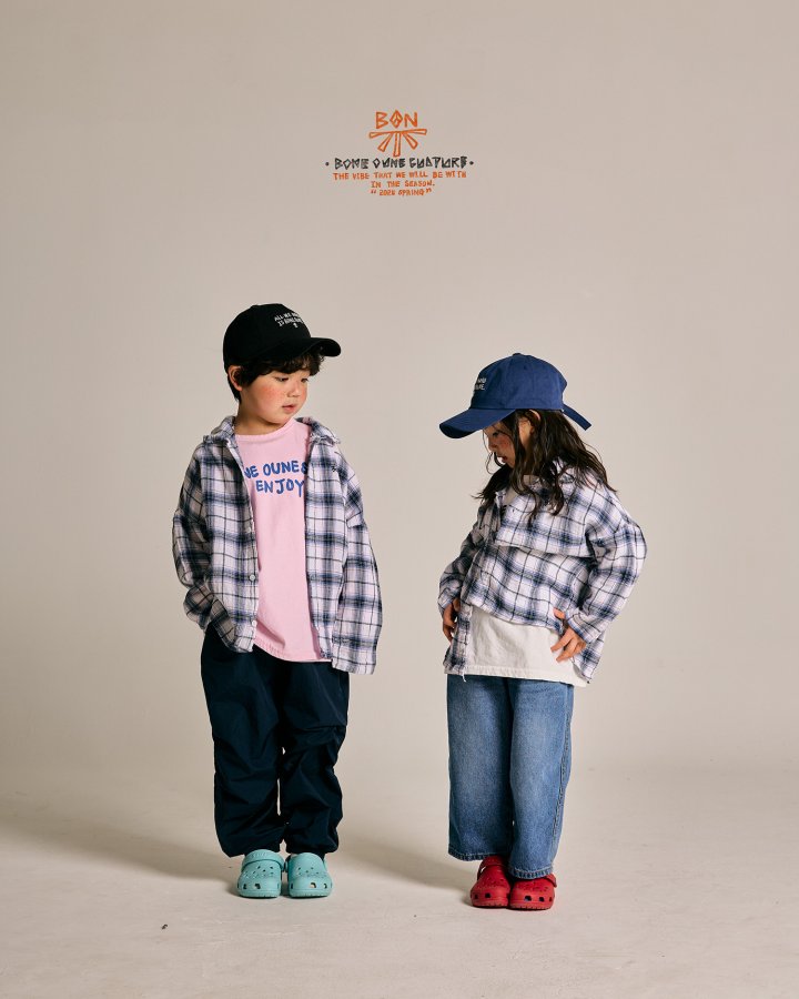 Boneoune - Korean Children Fashion - #Kfashion4kids - Mark Check Shirt - 11
