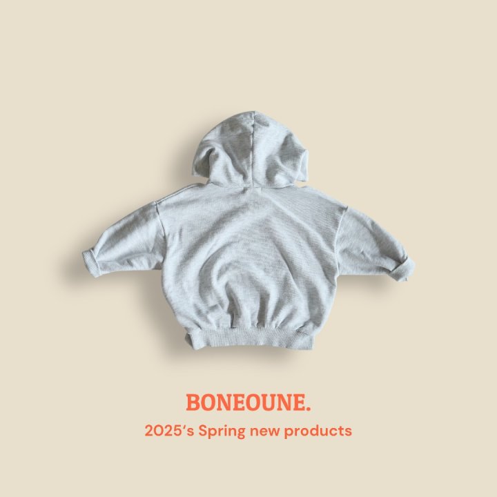Boneoune - Korean Children Fashion - #kidzfashiontrend - Bone Logo Hoodie - 4