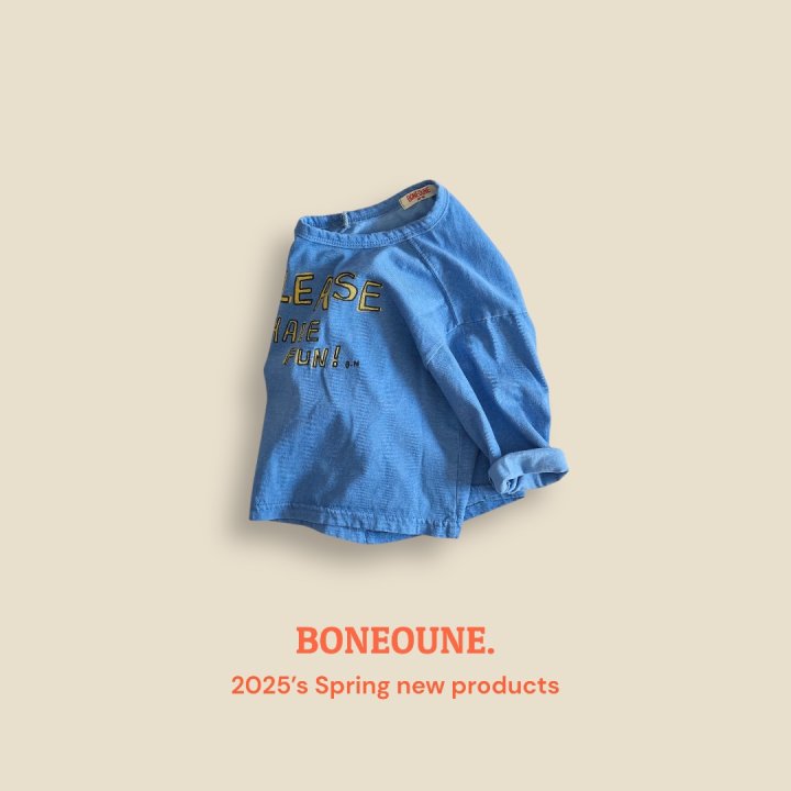 Boneoune - Korean Children Fashion - #kidzfashiontrend - Have Fun Pigment Tee - 4