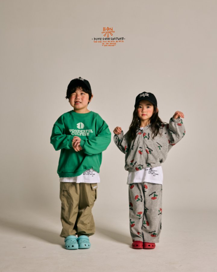 Boneoune - Korean Children Fashion - #stylishchildhood - Culture Double-sided Sweatshirts - 4