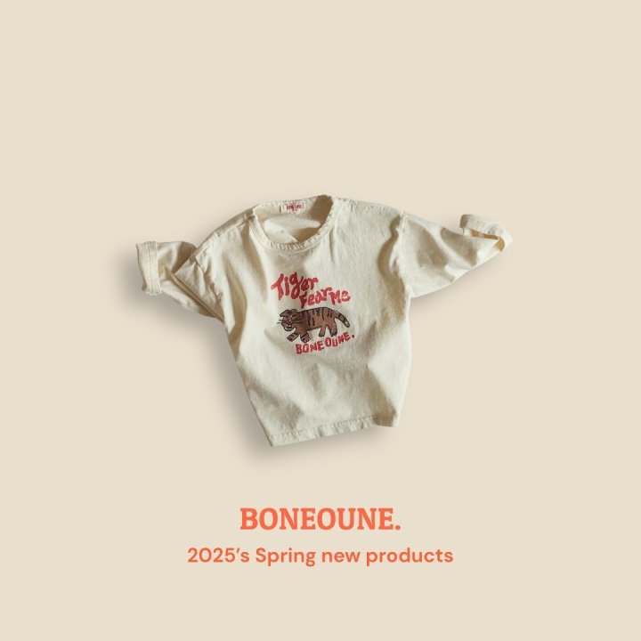 Boneoune - Korean Children Fashion - #childofig - Tiger Single Tee - 3