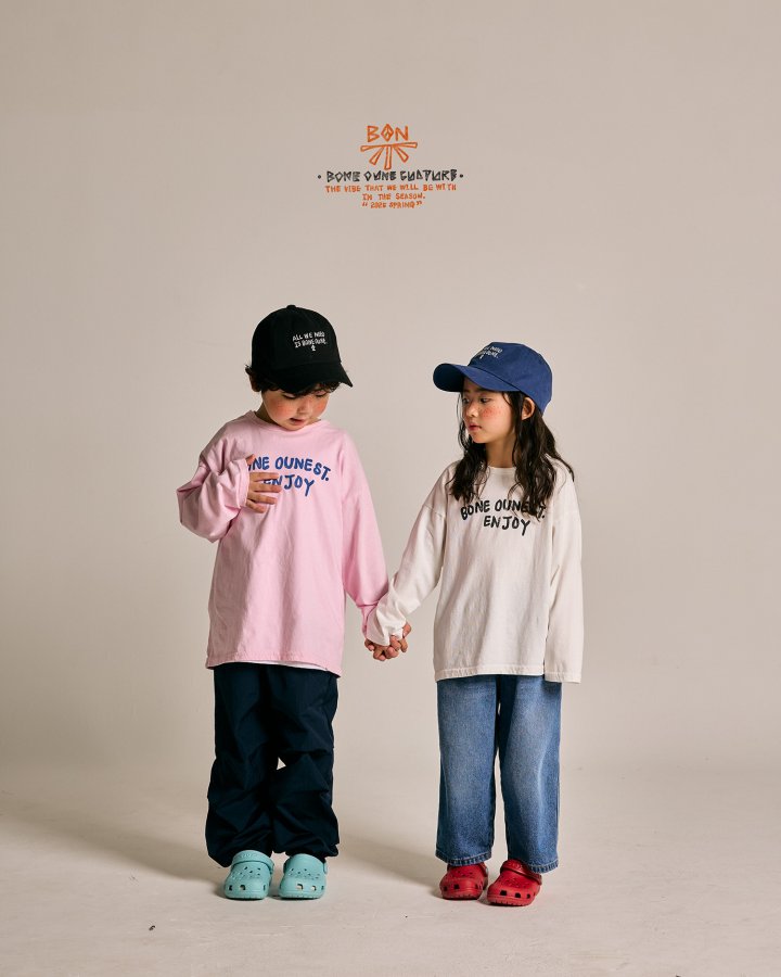 Boneoune - Korean Children Fashion - #childofig - Enjoy Single Tee - 3