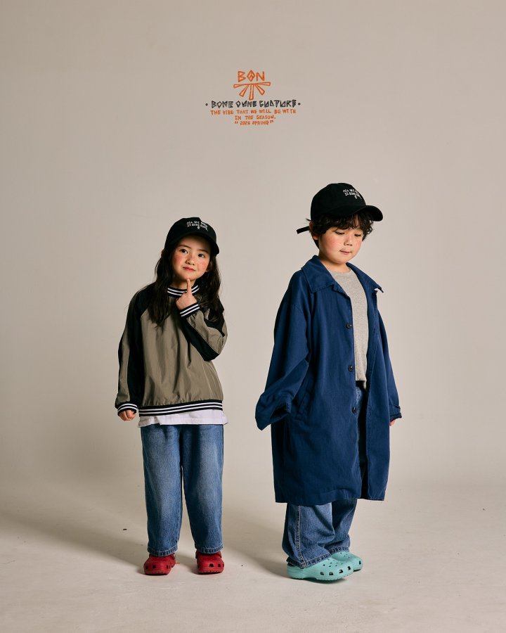 Boneoune - Korean Children Fashion - #childofig - Low Long Coat - 11