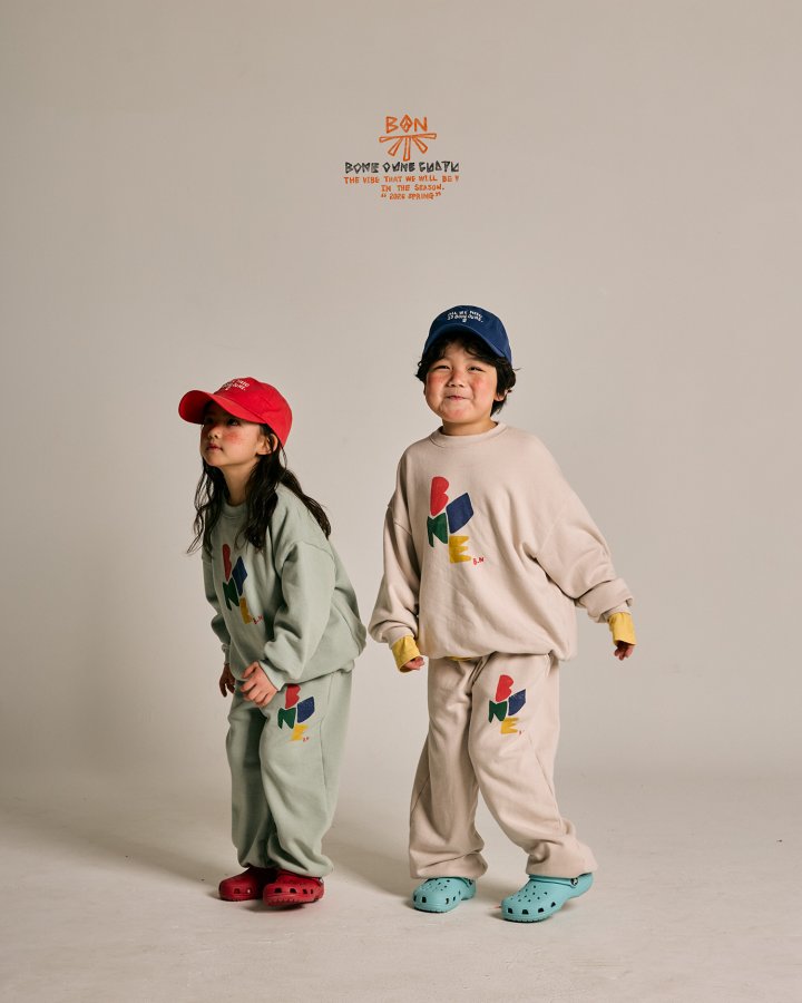 Boneoune - Korean Children Fashion - #childofig - Shape Jogger Pants - 8