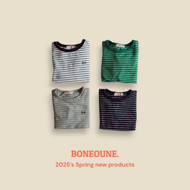 Boneoune - Korean Children Fashion - #childofig - Piano Tee - 3
