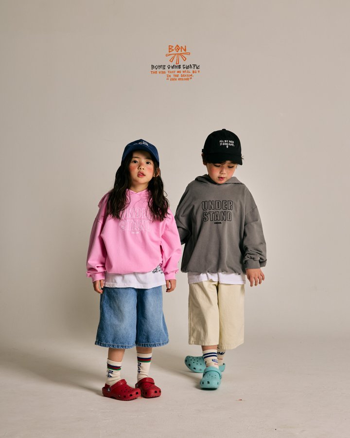 Boneoune - Korean Children Fashion - #childofig - Under Pigment Hoodie - 5
