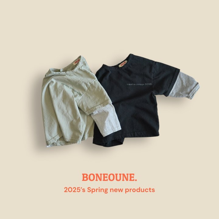 Boneoune - Korean Children Fashion - #childofig - Layered Tee