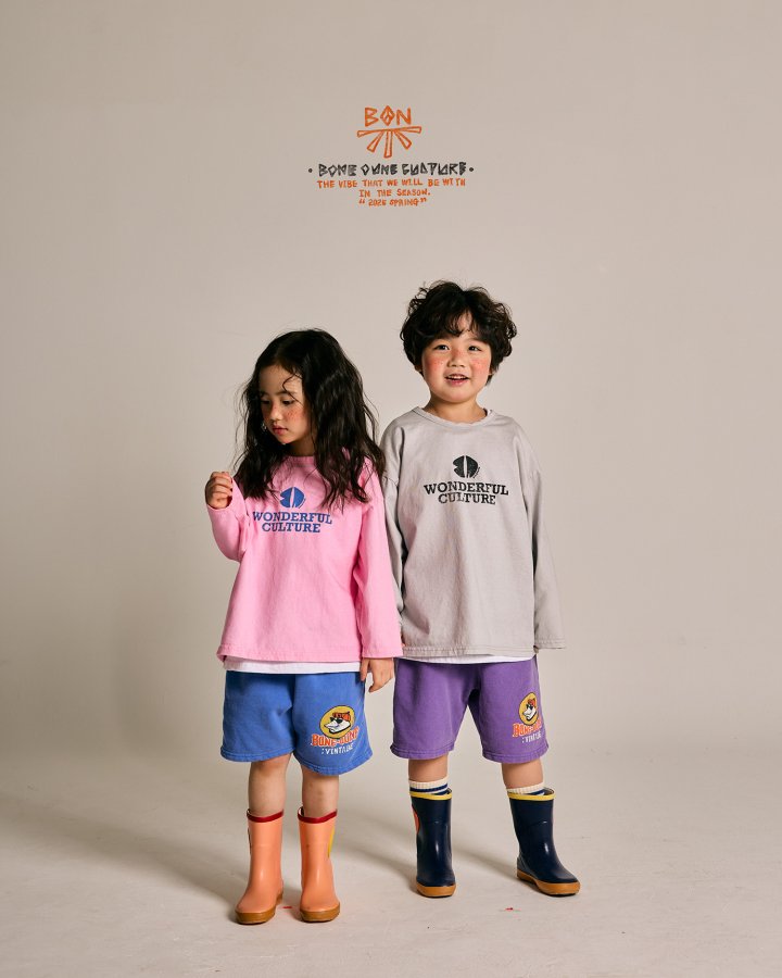 Boneoune - Korean Children Fashion - #childrensboutique - Wonderful Pigment Tee - 9