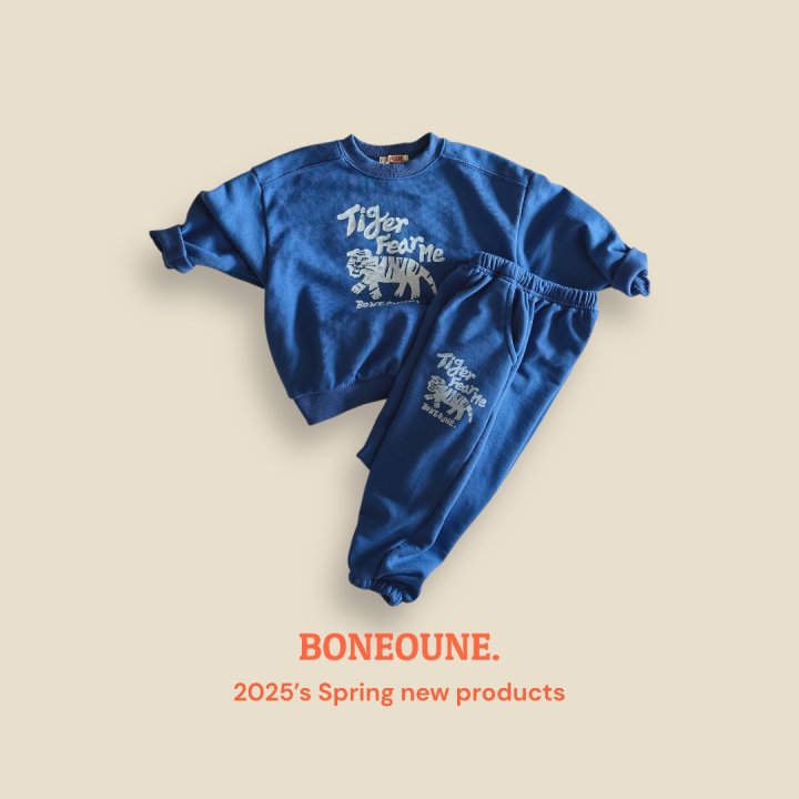 Boneoune - Korean Children Fashion - #childrensboutique - Fear Tiger Sweatshirts - 6