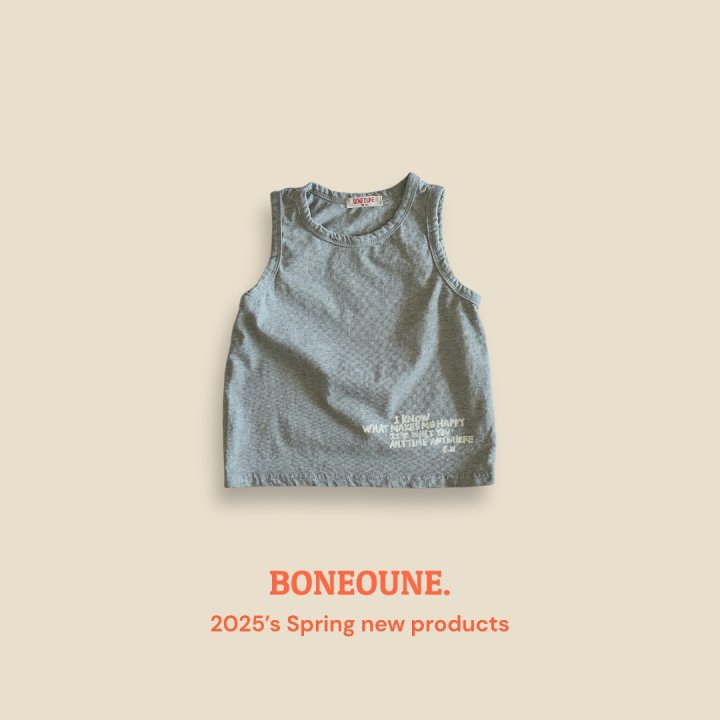 Boneoune - Korean Children Fashion - #childrensboutique - Anytime Non-Sleeve - 6