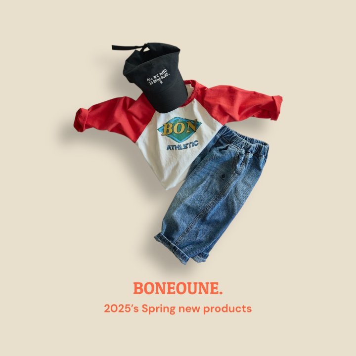 Boneoune - Korean Children Fashion - #childrensboutique - Athletic Raglan Tee - 5