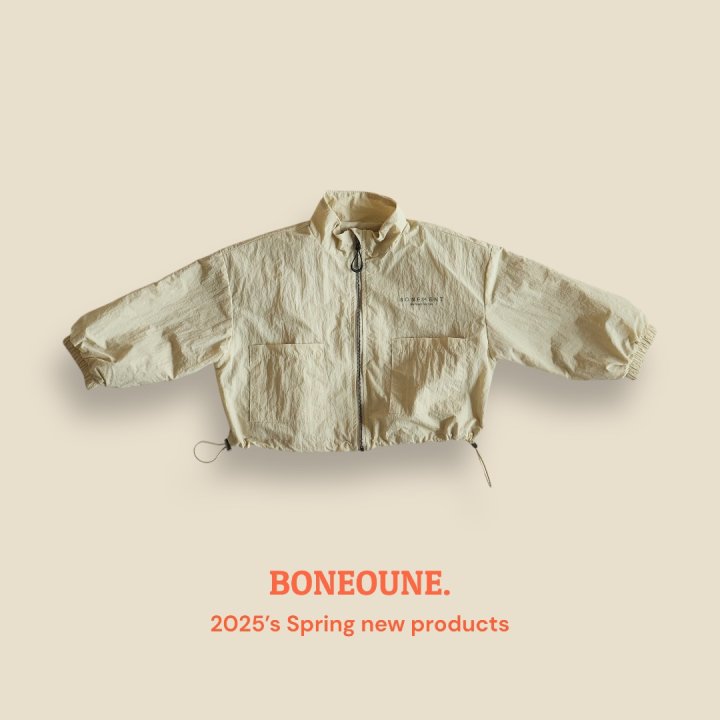 Boneoune - Korean Children Fashion - #childrensboutique - Bonement Crop Jacket - 3