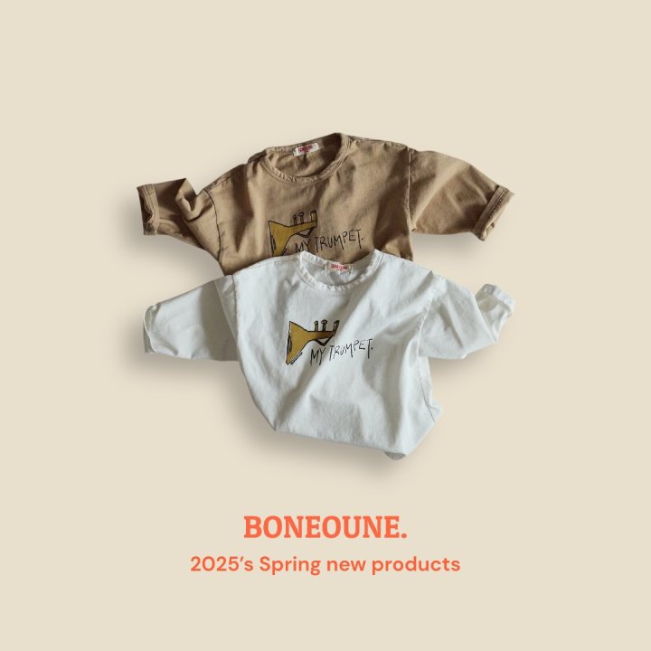 Boneoune - Korean Children Fashion - #designkidswear - Trumpet Single Tee - 7