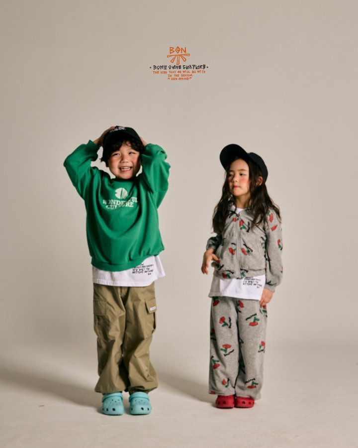 Boneoune - Korean Children Fashion - #designkidswear - Culture Double-sided Sweatshirts - 6