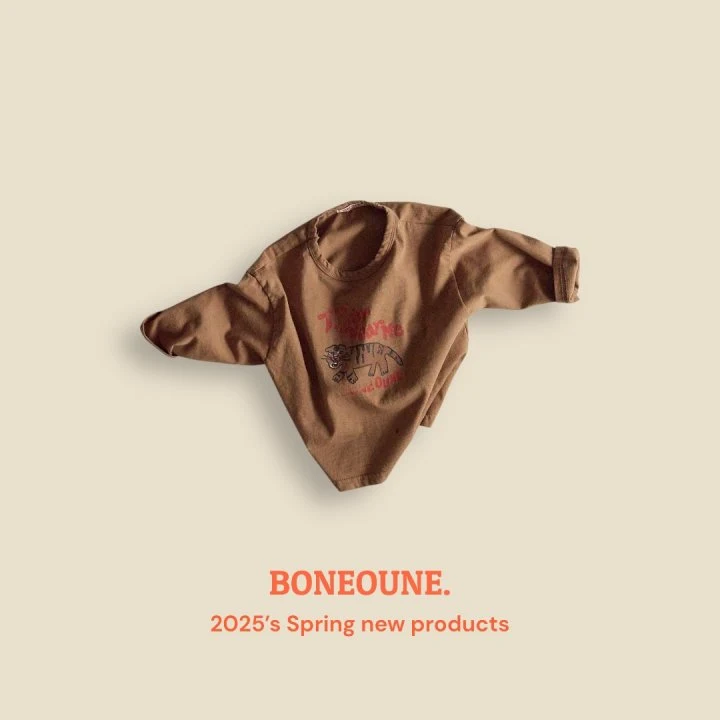 Boneoune - Korean Children Fashion - #designkidswear - Tiger Single Tee - 5