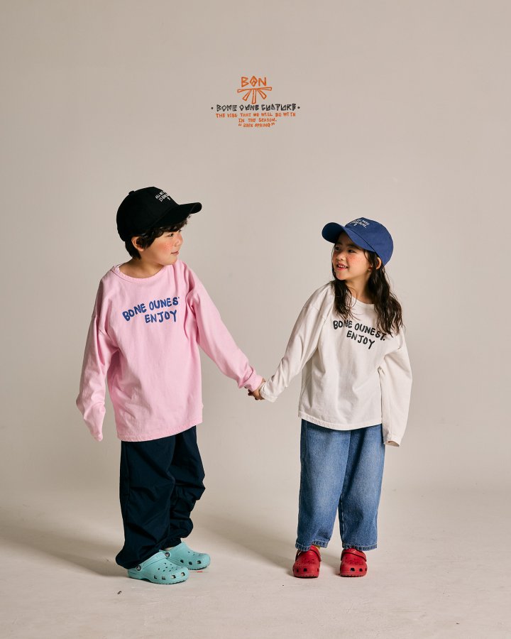 Boneoune - Korean Children Fashion - #designkidswear - Enjoy Single Tee - 6