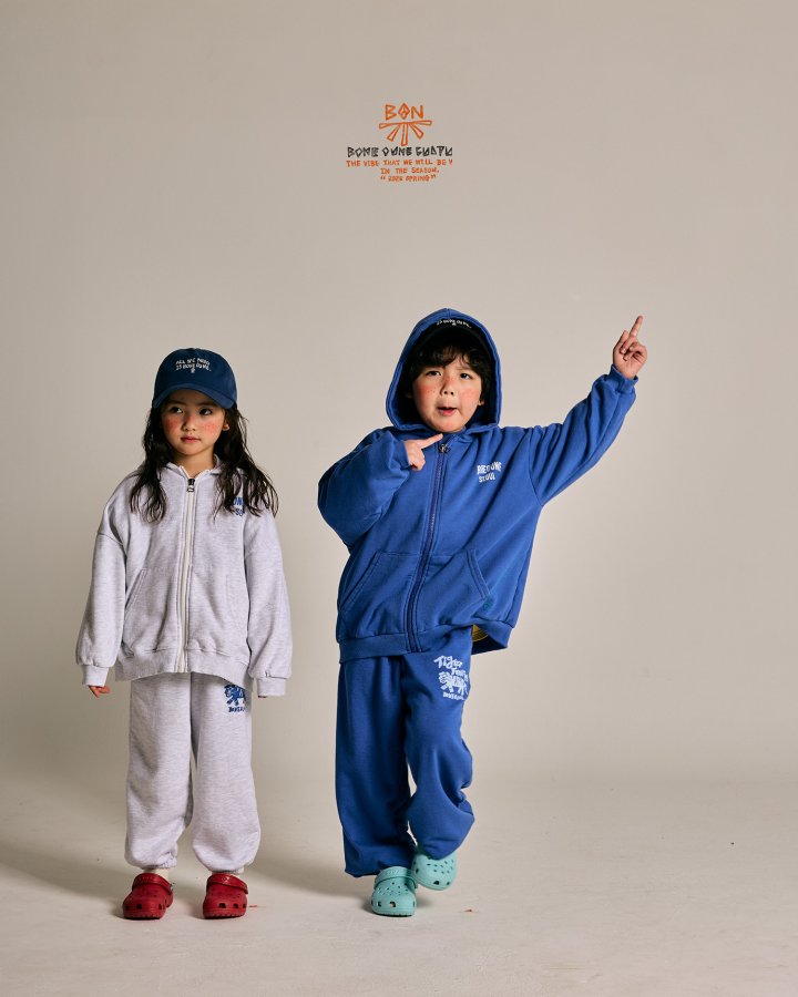 Boneoune - Korean Children Fashion - #designkidswear - Bone Seoul Hooded Zip-up Jacket - 8