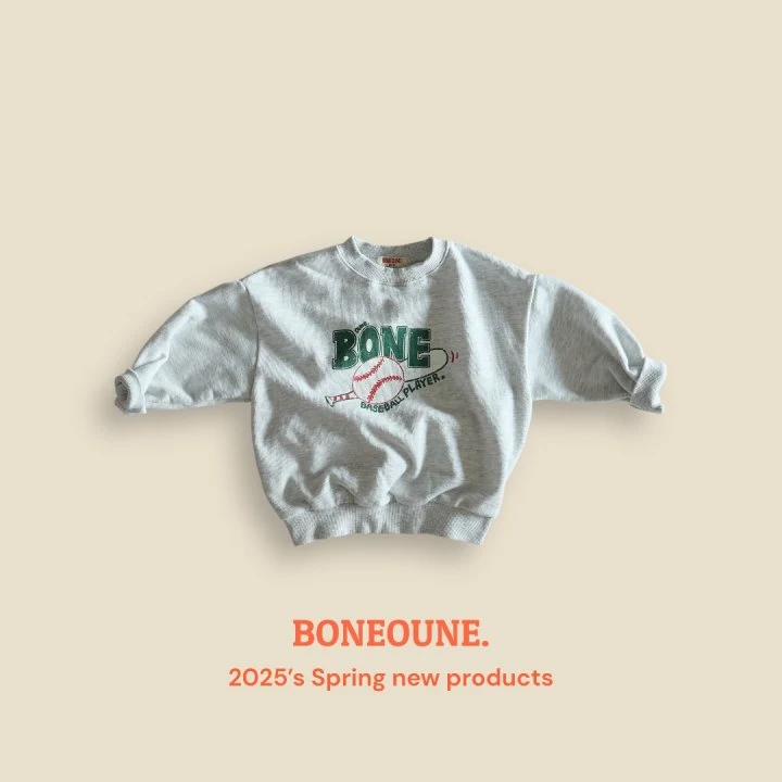 Boneoune - Korean Children Fashion - #designkidswear - Baseball Sweatshirts - 3