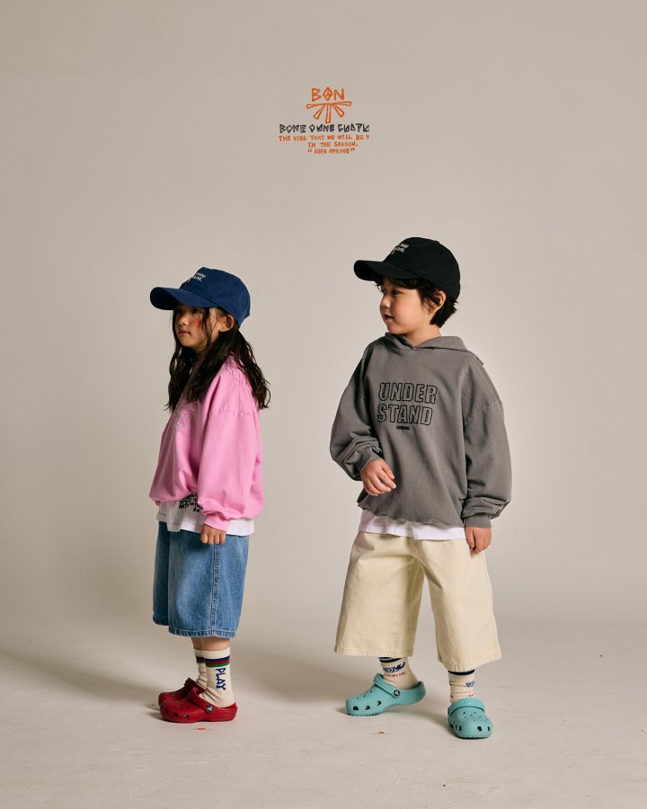 Boneoune - Korean Children Fashion - #designkidswear - Under Pigment Hoodie - 7