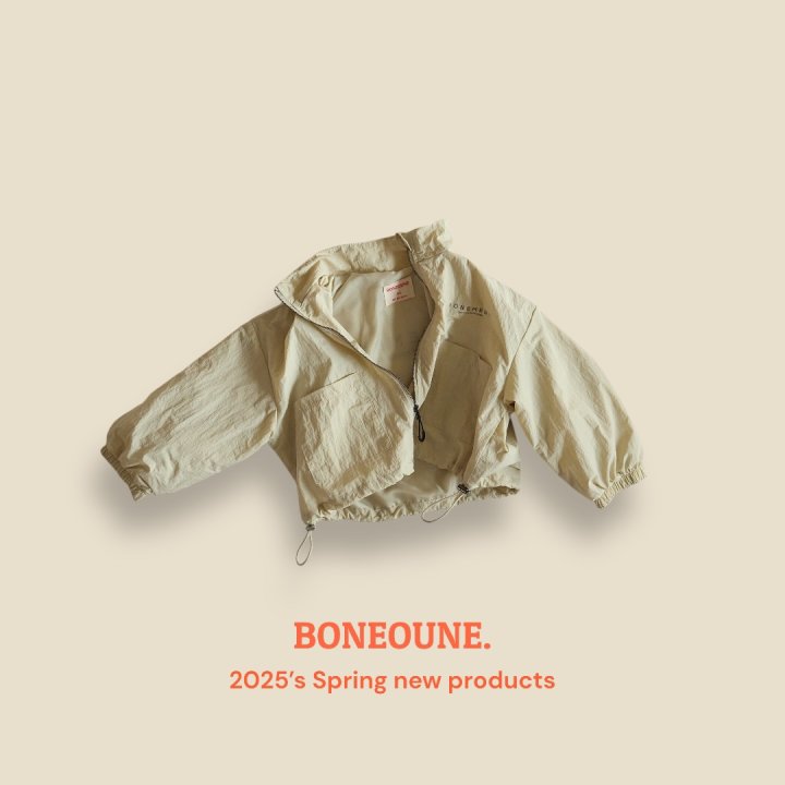 Boneoune - Korean Children Fashion - #childrensboutique - Bonement Crop Jacket - 4