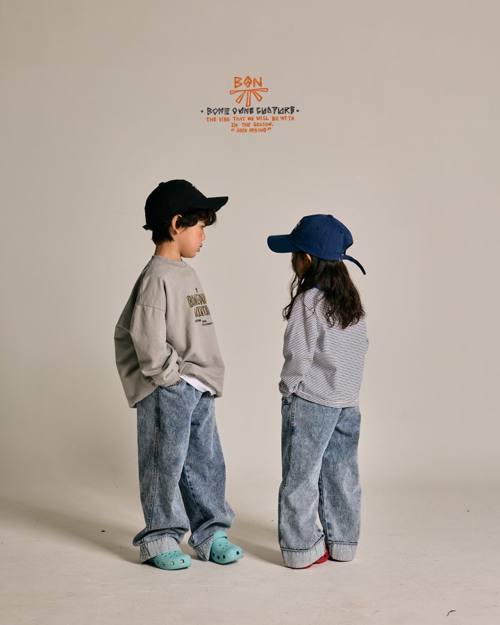 Boneoune - Korean Children Fashion - #discoveringself - Stone Denim Pants - 11